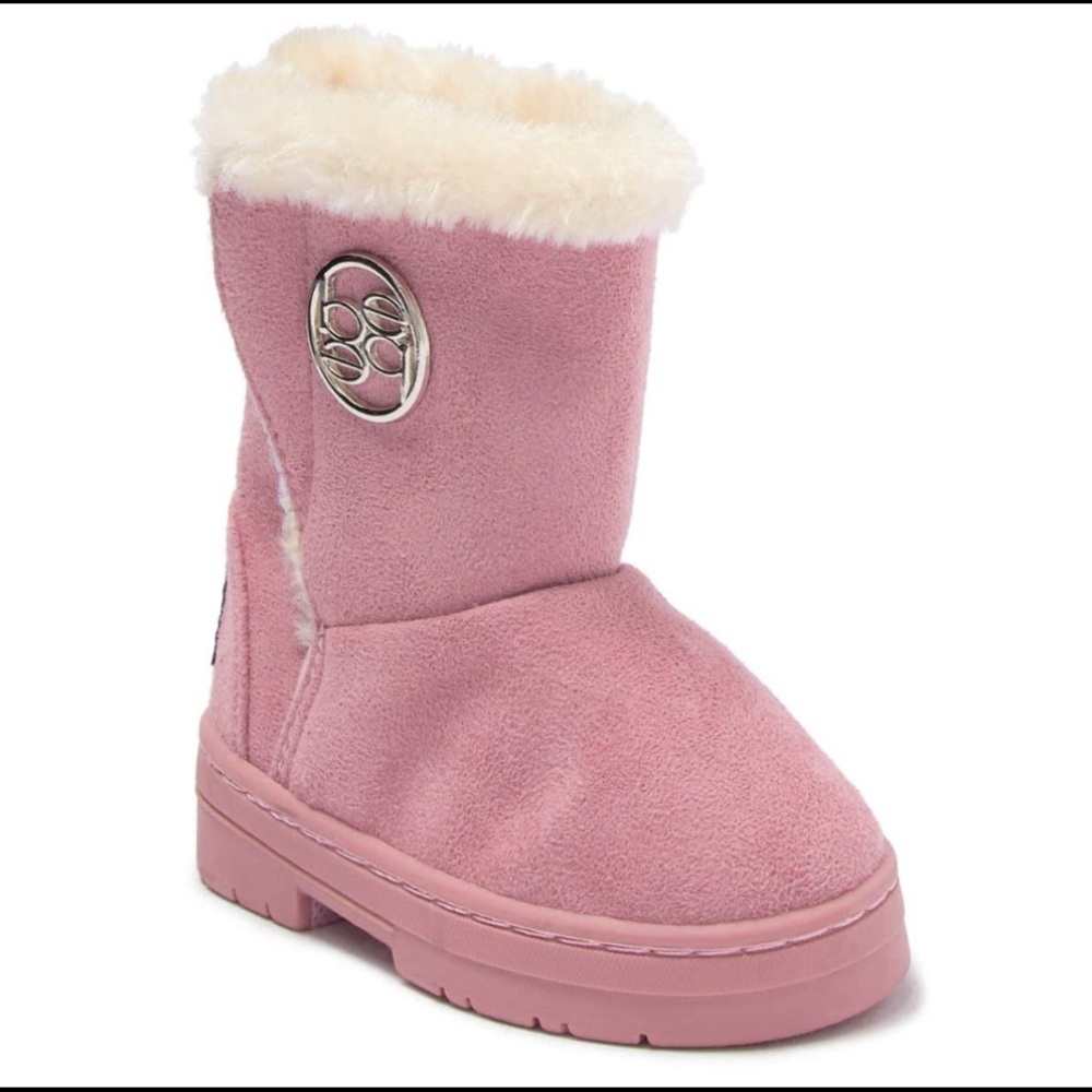Bebe Winter Faux Fur Topline Boots